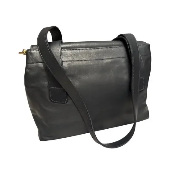 Vintage Coach Riverside Navy Glove Tanned Leather RARE - Picture 4 of 11